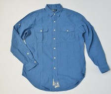 Polo Ralph Lauren Mens Classic Fit Roll-Up Long Sleeve Linen-Cotton Safari Shirt