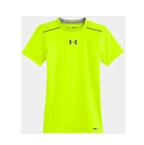 Under Armour UA Boys S HG Sonic S/S Fitted Tee Shirt Neon 1236087 FAST SHIP! C10 - Picture 1 of 1