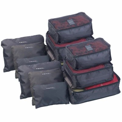 PEARL 12er-Set Kleidertaschen für Koffer, Reisetasche & Co., 6 Größen - Bild 1 von 2