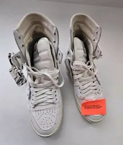 cremefarbene Turnschuhe Herren Größe EU 38 weiß Leder Gummisohle Schnürung - Bild 1 von 11