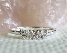 3ct Round Cut Simulated Diamond Eternity Wedding Band Ring 14k White Gold Plated