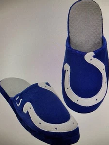 Indianapolis Colts NFL Men's Big Logo Slip On Slippers Size XL (13/14) - NWT - Picture 1 of 8