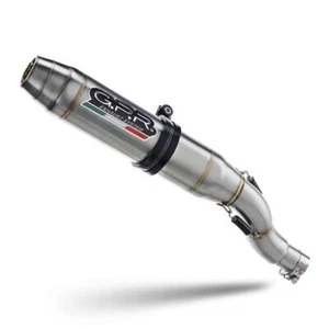 GPR exhaust approved satin steel Deeptone Triumph Speed 400 2023-2025 - Foto 1 di 5