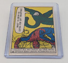 Carte super-héros Donruss Marvel vintage 1966 #38 emballage cadeau Spider-Man Scorpion