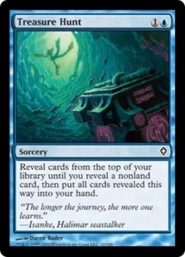 Treasure Hunt ~ Moderately Played Worldwake MTG Magic UltimateMTG Blue Card - Image 1 of 1