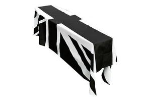 Drapé cercueil drapeau Union Jack noir et blanc - Envoi rapide - Photo 1 sur 5