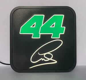 Lewis Hamilton Signature - USB-betriebenes LED-Leuchtschild - Formel 1 - Bild 1 von 7