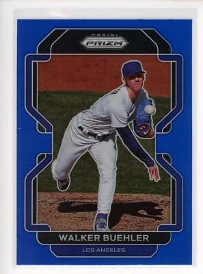 2022 Panini Prizm Prizms Blue #72 Walker Buehler Dodgers - Image 1 of 3