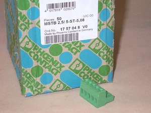 PHOENIX CONTACT 1757048 MSTB 2.5/5-ST-5.08 combicon plug (NIB) - Picture 1 of 4