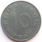 Münze Deutsches Reich 10 Reichspfennig 1945 E in Sehr schön / Vorzüglich