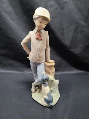 Vintage Lladro Nao Porcelain Figurine -  "Affectionate Pup" - 1983 Retired - image 1 of 4