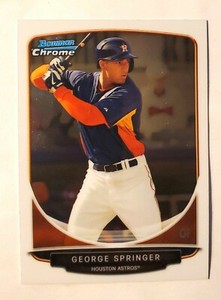 2013 Bowman Chrome Draft Picks & Prospects George Springer #TP-20 ROOKIE RC