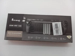 Benazcap Case for Steam Deck 2021 Release Full Body TPU+PC Protective Case Stand - Picture 1 of 2