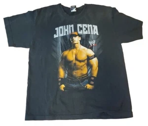 WWE T Shirt Boys XL Black John Cena Hustle Loyalty Respect 2009 HLR Licensed - Picture 1 of 12