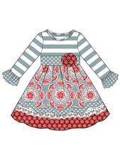 counting daisies christmas dress