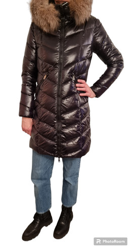 Moncler piumino cappotto down coat taglia 1 = 36 nero NUOVO