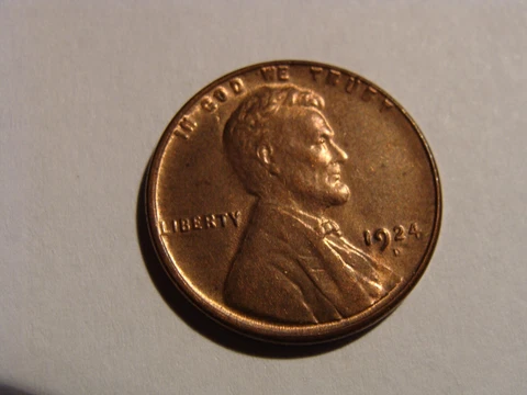 1924-D Lincoln Cent -  Choice BU! Cover