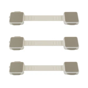 3 Pcs Einklemmschutz Riegelschloss Babysichere Schrankschlösser Kind - Bild 1 von 11