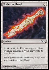 Magic the Gathering MTG Skeleton Shard (242) Mirrodin   MP