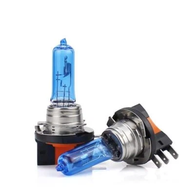 2x H15 15/55W 12V Halogenlampen Fernlicht + Tagesfahrlicht XENON STYLE für Audi - Bild 1 von 4