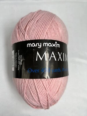 Mary Maxim Maximum Value Yarn # 028 Light Rose Dye Lot 1704 8oz 474 Yds - Image 1 of 4