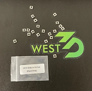 1515 Extrusion M3 Einschubmuttern - 20 Stück - Bild 1 von 1