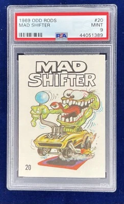 1969 ODD RODS MAD SHIFTER #20 PSA9 MINT - Image 1 of 2