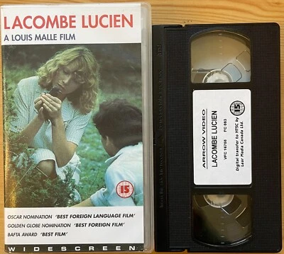 Lacombe Lucien 1974 VHS Movie - Hard Clamshell - Louis Malle Film - RARE - Image 1 of 2