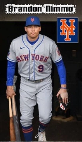 Brandon Nimmo New York Mets Baseball Refrigerator Magnet #01 Cover
