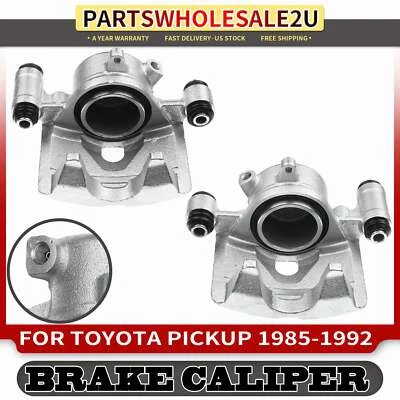 2x Pinzas de freno de disco delanteras para camioneta Toyota 1985-1992 tracción trasera chasis de 1 tonelada Foto 1 de 4