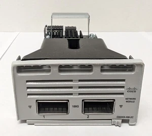 Cisco C9300X-NM-2C V01 | INUIAUZEAA | 68-102280-01 | 2x 100G/40G Network Module - Picture 1 of 4