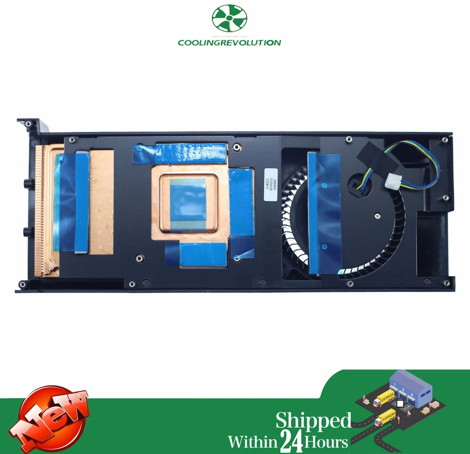 Video card heat sink fan For ASUS TURBO RTX 3070 RTX 3070 Ti - Image 1 of 2