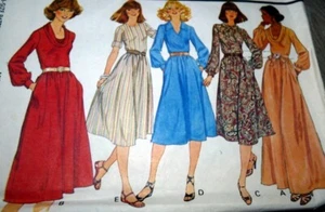 *LOVELY VTG 1970s DRESSES McCALLS Sewing Pattern 12-14-16 UNCUT - Picture 1 of 1