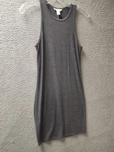 Forever 21 Womens Knit Bodycon Dress Gray Sleeveless 0797 - Picture 1 of 5