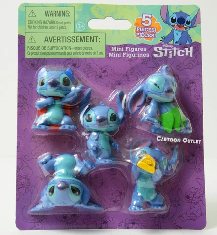Disney Lilo & Stitch  5 pc Figure Set Cake Toppers Toys Cover