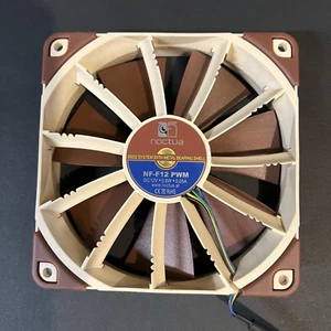 Noctua NF-F12 PWM 120mm Cooling Fan - Brown - Zdjęcie 1 z 4