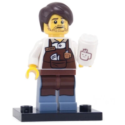 LEGO The Movie Series 1 Collectible Minifigures 71004-Larry the Barista (SEALED) - Image 1 of 2