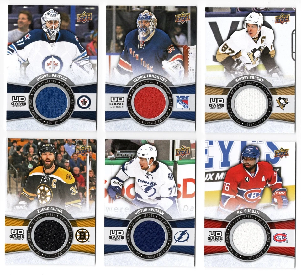 2015-16 15-16 Upper Deck UD Game Jersey Series 1 Pick From List !! - Image 1 of 1