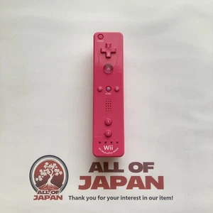 Nintendo Wii Controller Authentic Official Wii Remote Motion Plus Pink USED - Picture 1 of 6