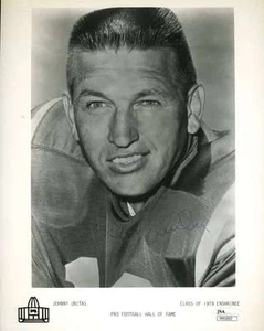 Johnny Unitas Signed 8x10 Photo Jsa Certified Authenticated Autograph - Picture 1 of 1