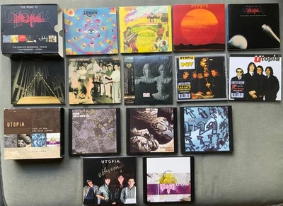 17-CD Lot Utopia Near-Complete Collection Todd Rundgren Live Ra Oblivion Ltd. Ed - Image 1 of 4