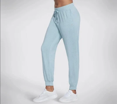 Joggers para mujer Skechers forrados de lana de tiro alto azul claro (M) ¡NUEVOS SIN ETIQUETAS! Foto 1 de 4