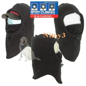 Grand Sierra Sport Fleece Hood Balaclava w/Face Cover-Multi-Wear Men One Size - Picture 1 of 1