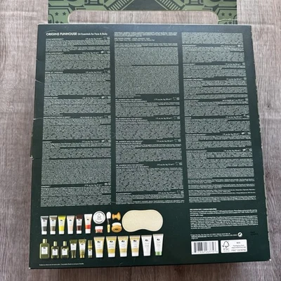 Calendario de Adviento Origins Funhouse 24 Tamaño de Viaje Esenciales para Rostro y Cuerpo Foto 1 de 3