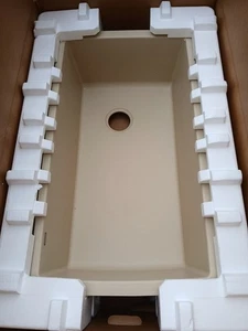 BLANCO ‎441766 Silgranit Diamond Single Bowl Undermount Sink Biscotti - Picture 1 of 3