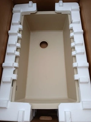 BLANCO ‎441766 Silgranit Diamond Single Bowl Undermount Sink Biscotti - Image 1 of 3