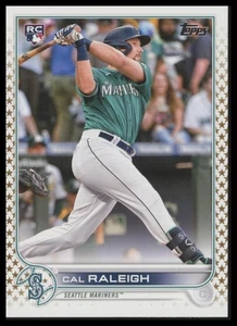 2022 Topps Series 1 - Cal Raleigh #277 Gold Star (RC) MVP?? 60+HR and counting - Picture 1 of 2