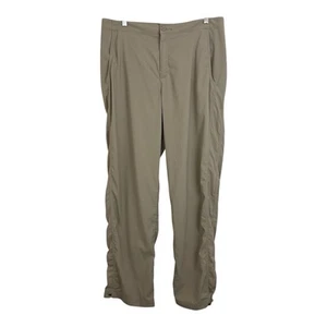 Royal Robbins Hiking Pants Womens Size 14 Khaki Full Length Outdoors - Picture 1 of 12