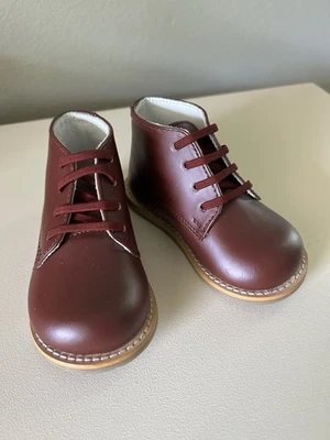 Zapatos Oxford Josmo Infantil/Niño Pequeño “Logan” Cuero Borgoña Talla 5 - Nuevos sin Caja Foto 1 de 4