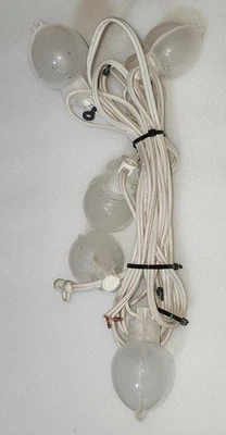 Airblown Inflatable Light String APPROX 17 FT Long W/ 5 Plastic Covers Lighting - Image 1 of 2